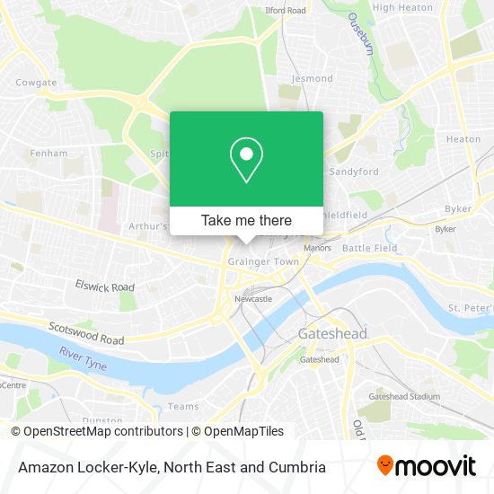 Amazon Locker-Kyle map