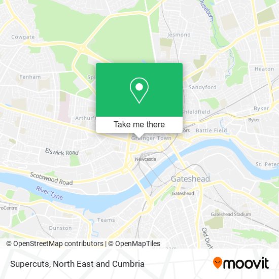 Supercuts map