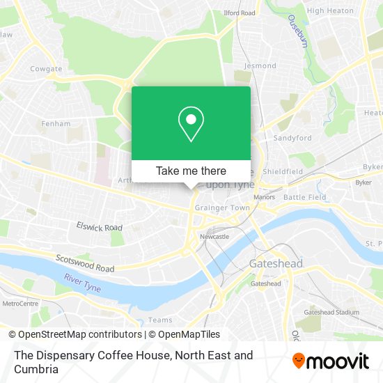 The Dispensary Coffee House map