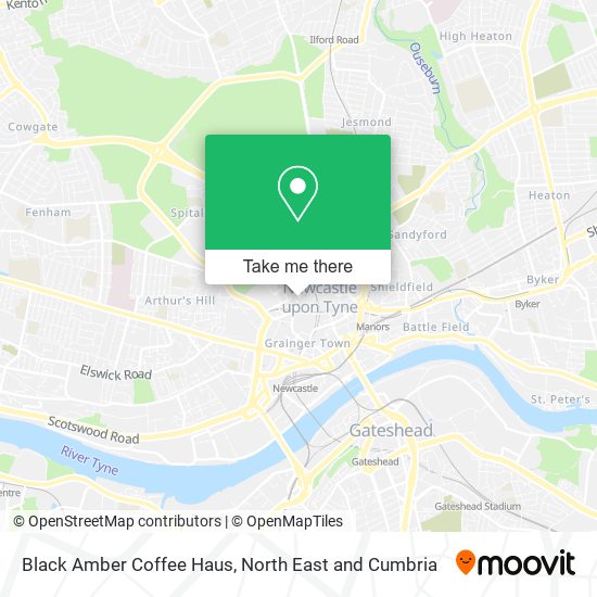 Black Amber Coffee Haus map