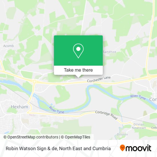 Robin Watson Sign & de map