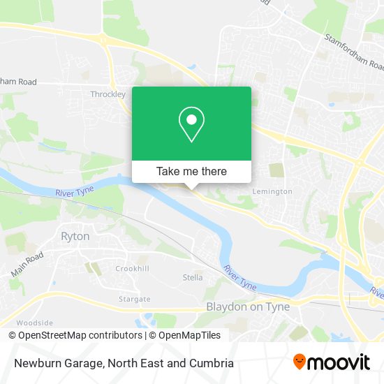 Newburn Garage map