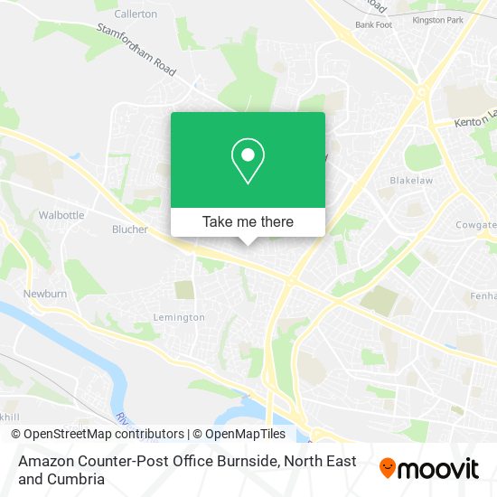 Amazon Counter-Post Office Burnside map