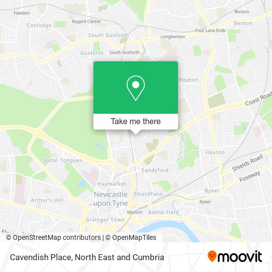 Cavendish Place map