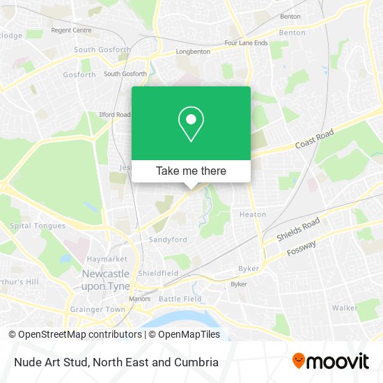 Nude Art Stud map