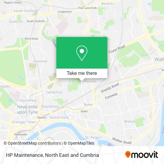 HP Maintenance map
