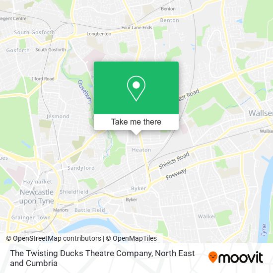 The Twisting Ducks Theatre Company map