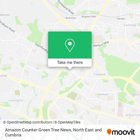 Amazon Counter-Green Tree News map
