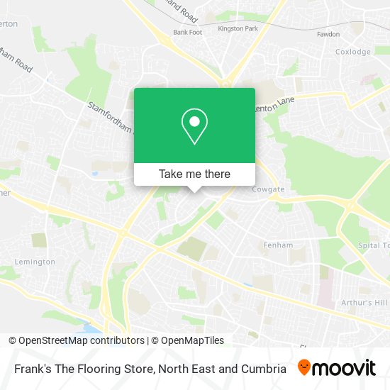 Frank's The Flooring Store map