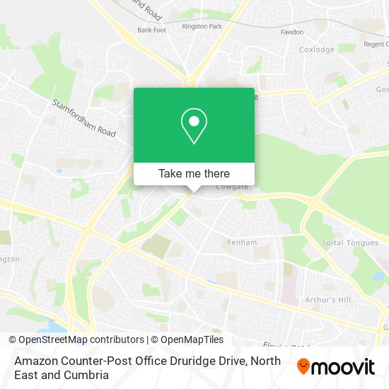 Amazon Counter-Post Office Druridge Drive map