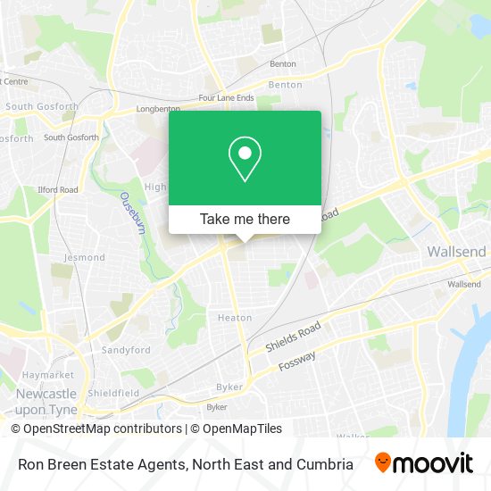 Ron Breen Estate Agents map