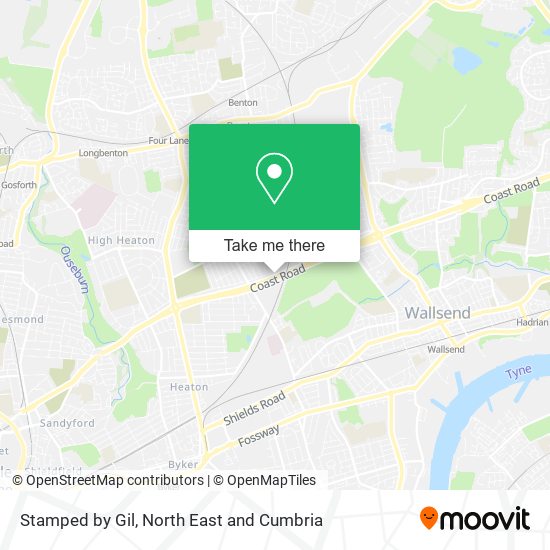 Stamped by Gil map