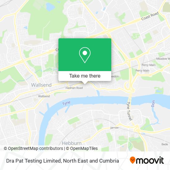 Dra Pat Testing Limited map