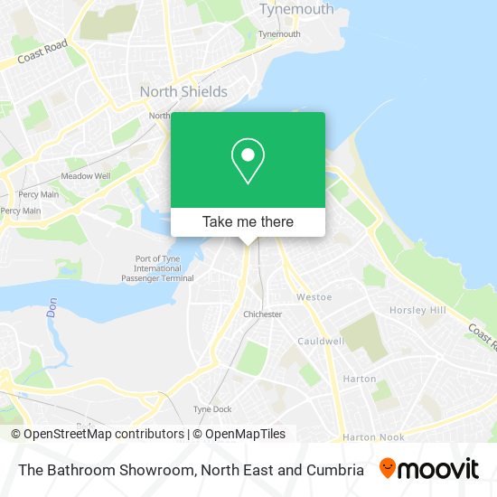 The Bathroom Showroom map