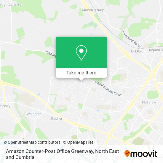 Amazon Counter-Post Office Greenway map