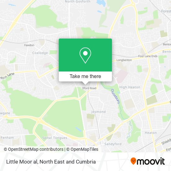 Little Moor al map