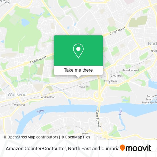 Amazon Counter-Costcutter map