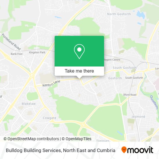 Bulldog Building Services map