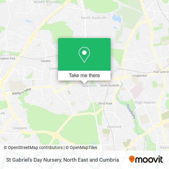 St Gabriel's Day Nursery map
