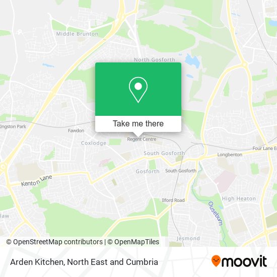 Arden Kitchen map