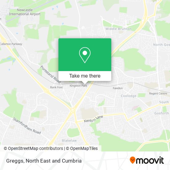 Greggs map