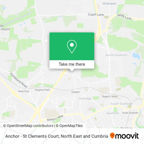 Anchor - St Clements Court map