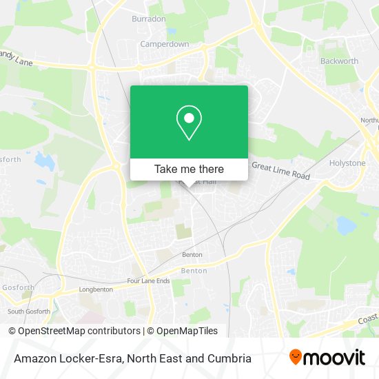 Amazon Locker-Esra map