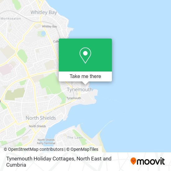 Tynemouth Holiday Cottages map