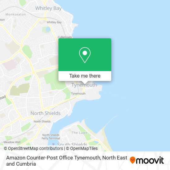 Amazon Counter-Post Office Tynemouth map