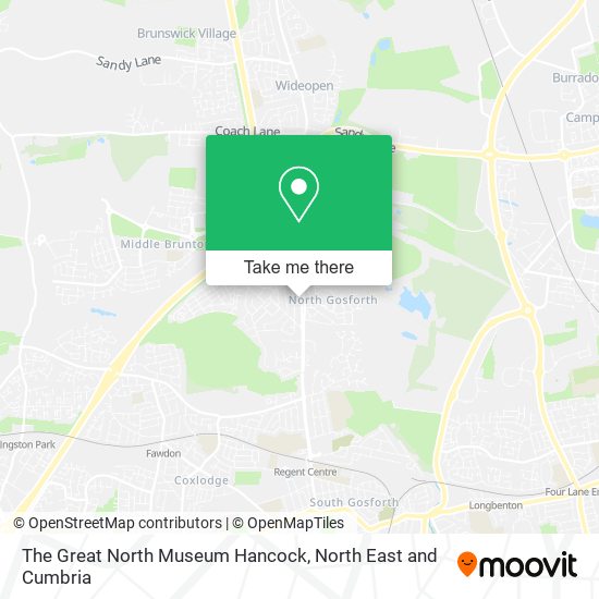 The Great North Museum Hancock map