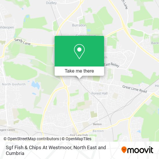 Sgf Fish & Chips At Westmoor map