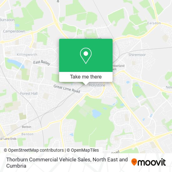 Thorburn Commercial Vehicle Sales map