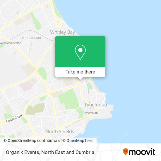 Organik Events map