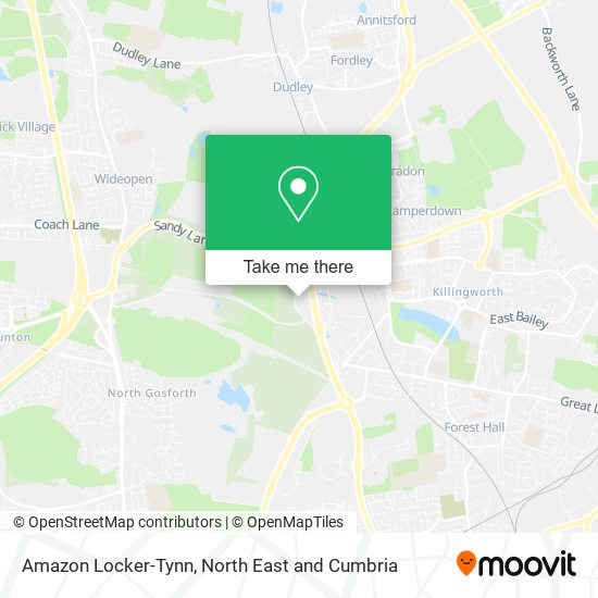 Amazon Locker-Tynn map