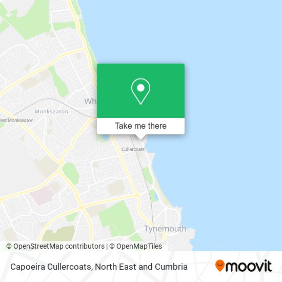 Capoeira Cullercoats map