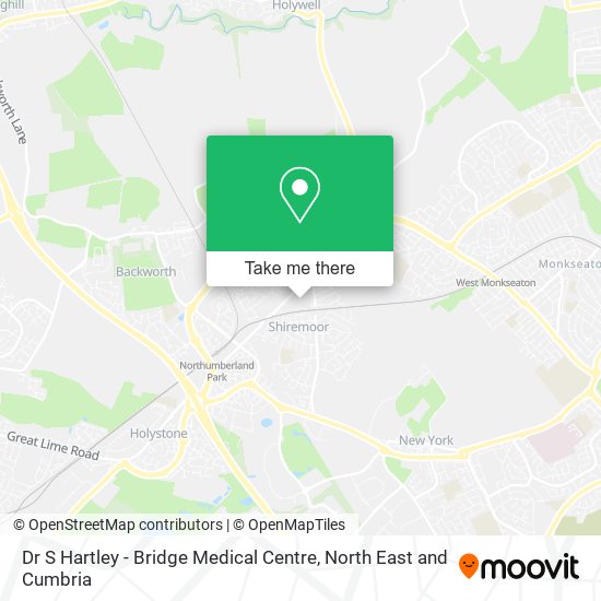 Dr S Hartley - Bridge Medical Centre map