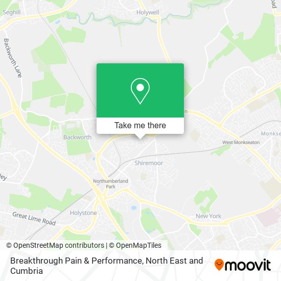 Breakthrough Pain & Performance map
