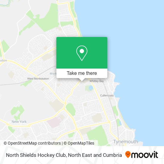 North Shields Hockey Club map