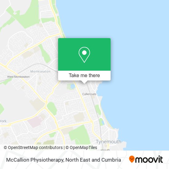 McCallion Physiotherapy map