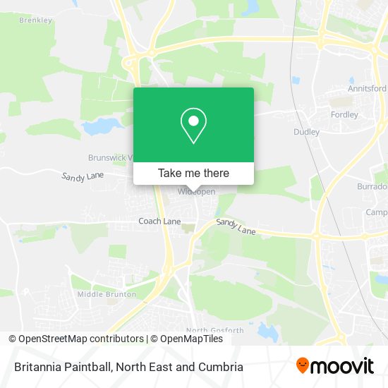 Britannia Paintball map