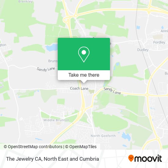 The Jewelry CA map