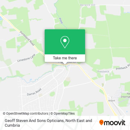Geoff Steven And Sons Opticians map