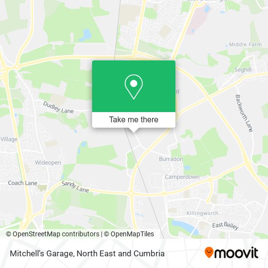 Mitchell's Garage map