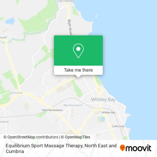 Equilibrium Sport Massage Therapy map