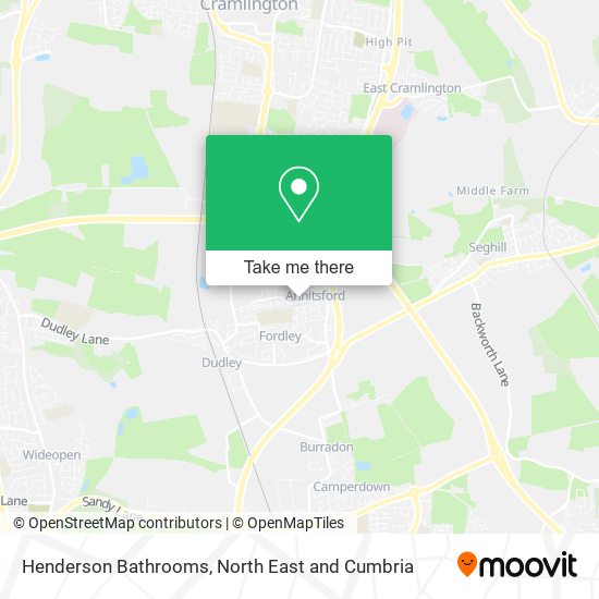 Henderson Bathrooms map