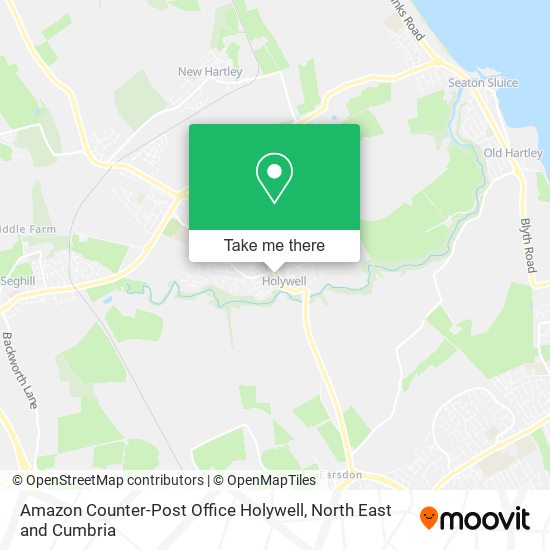 Amazon Counter-Post Office Holywell map