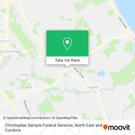 Christopher Sample Funeral Services map
