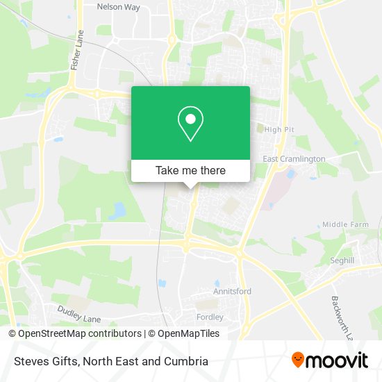 Steves Gifts map