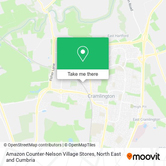 Amazon Counter-Nelson Village Stores map