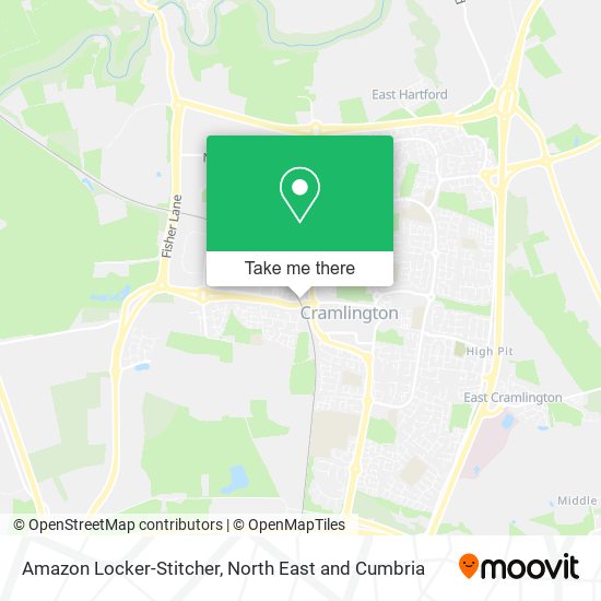 Amazon Locker-Stitcher map
